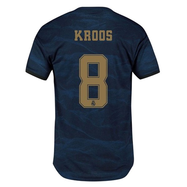 Maillot Football Real Madrid NO.8 Kroos Exterieur 2019-20 Bleu